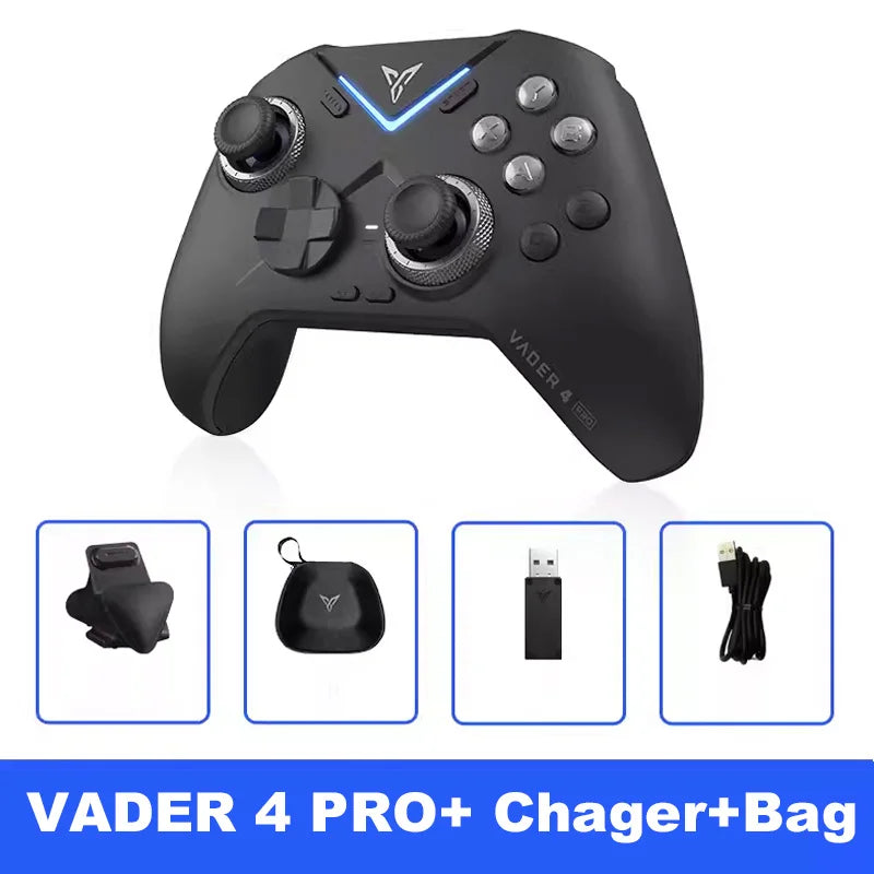 Flydigi Vader 4 Pro Controller Vibrate Trigger Switch 1000Hz Wireless Game Handle Support PC/Switch/Mobile/TV