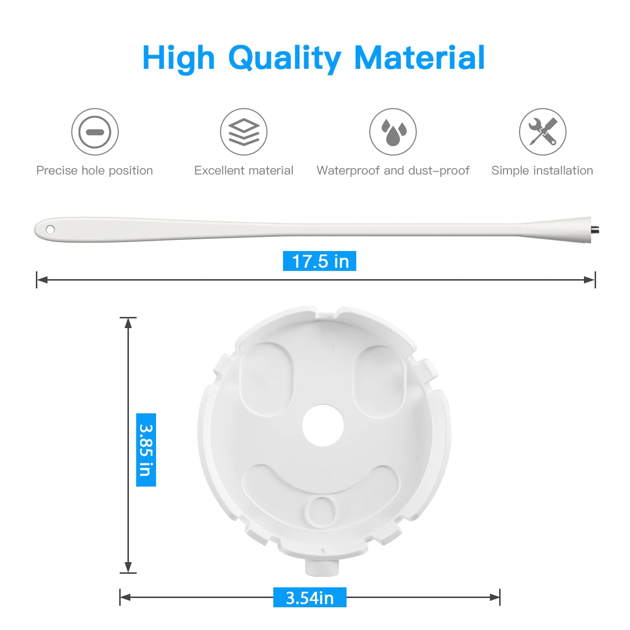 Flexible Twist Mount Bracket for Philips AVENT Baby Monitor Camera,Attaches to Crib Cot Shelves or Furniture