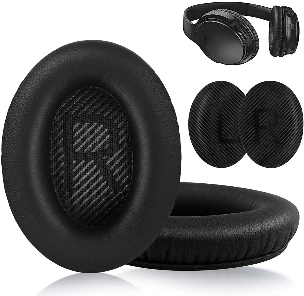 Replacement Ear Pads for BOSE QC35 QC45 for QuietComfort 35 45 & 35 II Headphones Memory Foam Ear Cushions High Quality