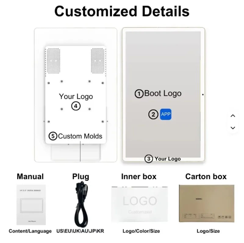 Digital calendar Touch screen smart  Support schedule numbers