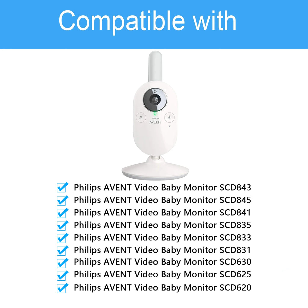 Flexible Twist Mount Bracket for Philips AVENT Baby Monitor Camera,Attaches to Crib Cot Shelves or Furniture