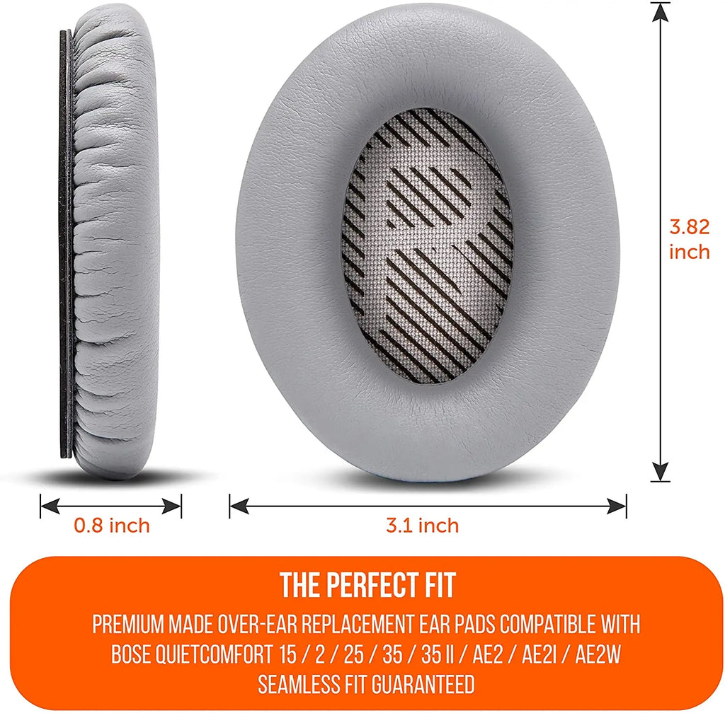 Replacement Ear Pads for BOSE QC35 QC45 for QuietComfort 35 45 & 35 II Headphones Memory Foam Ear Cushions High Quality