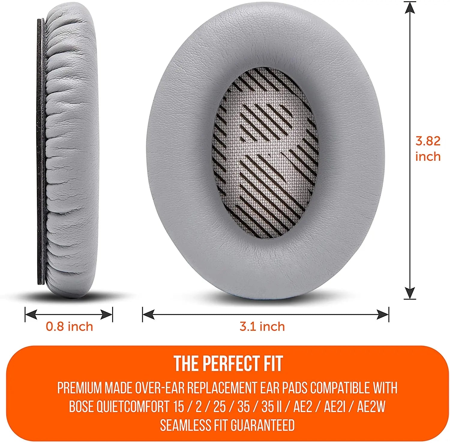 Replacement Ear Pads for BOSE QC35 QC45 for QuietComfort 35 45 & 35 II Headphones Memory Foam Ear Cushions High Quality