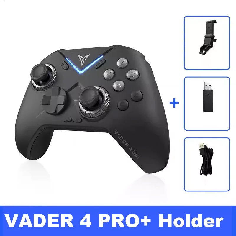 Flydigi Vader 4 Pro Controller Vibrate Trigger Switch 1000Hz Wireless Game Handle Support PC/Switch/Mobile/TV